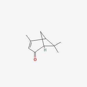 molecular formula C10H14O B1210595 Verbenone CAS No. 5480-12-6