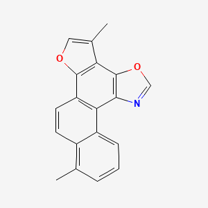 molecular formula C19H13NO2 B12105953 Isosalviamine A 