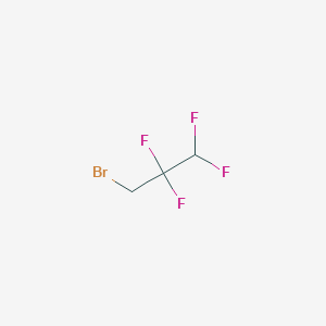 molecular formula C3H3BrF4 B1210599 3-Bromo-1,1,2,2-tetrafluoropropane CAS No. 679-84-5