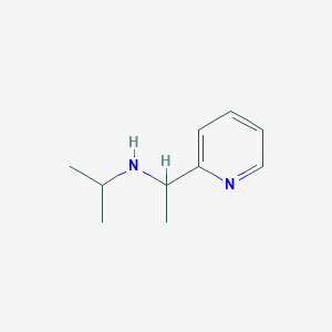 molecular formula C10H16N2 B12106039 (Propan-2-yl)[1-(pyridin-2-yl)ethyl]amine 