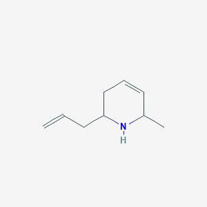 molecular formula C9H15N B12106080 rac-(2R,6R)-2-allyl-6-methyl-1,2,3,6-tetrahydropyridine 