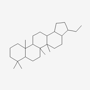 molecular formula C28H48 B12106122 A'-Neo-28,30-dinorgammacerane, (17alpha)- CAS No. 65636-26-2