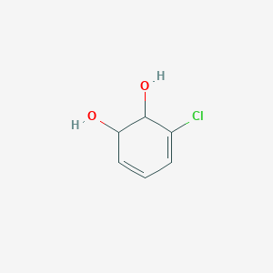 molecular formula C6H7ClO2 B12106136 3-Chlorocyclohexa-3,5-diene-1,2-diol 