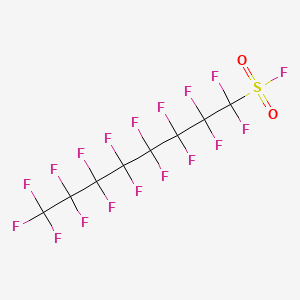 molecular formula C8F18O2S B1210615 Perfluorooctanesulfonyl fluoride CAS No. 307-35-7