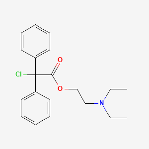 molecular formula C20H24ClNO2 B1210617 Diaphen CAS No. 6699-38-3