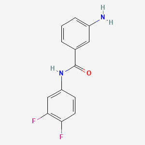 molecular formula C13H10F2N2O B12106196 3-Amino-N-(3,4-difluorophenyl)benzamide 