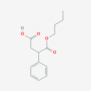 molecular formula C14H18O4 B121062 4-Butoxy-4-oxo-3-phenylbutanoic acid CAS No. 152590-27-7