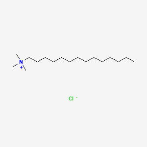 molecular formula C17H38ClN B1210622 Tetradecyltrimethylammonium chloride CAS No. 4574-04-3