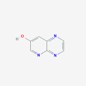 molecular formula C7H5N3O B12106226 Pyrido[2,3-b]pyrazin-7-ol 