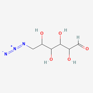 molecular formula C6H11N3O5 B12106246 6-Azido-6-deoxy-D-man 