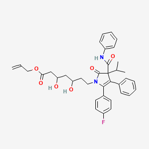 molecular formula C36H39FN2O6 B12106255 AtorvastatinLactamAllylEster 