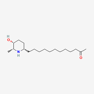 molecular formula C18H35NO2 B1210628 Cassine CAS No. 5227-24-7