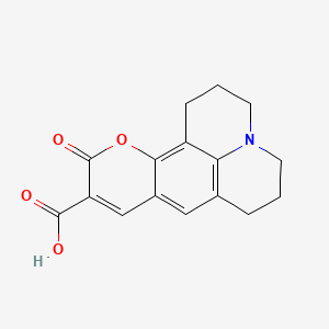 molecular formula C16H15NO4 B1210632 Coumarin 343 CAS No. 55804-65-4