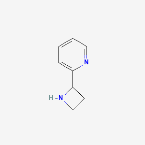 molecular formula C8H10N2 B12106325 2-(Azetidin-2-yl)pyridine 