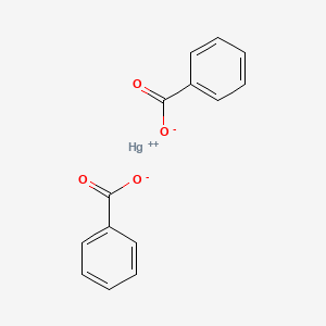 molecular formula C14H10HgO4 B1210647 苯甲酸汞 CAS No. 583-15-3