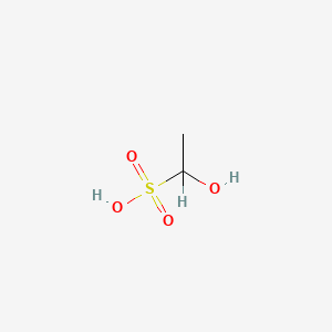 molecular formula C2H6O4S B1210648 Acetaldehyde hydroxysulfonate CAS No. 20305-86-6