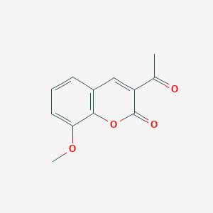 B1210658 3-acetyl-8-methoxy-2H-chromen-2-one CAS No. 5452-39-1