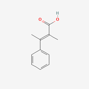 molecular formula C11H12O2 B12106608 (E)-2-methyl-3-phenylbut-2-enoic acid 