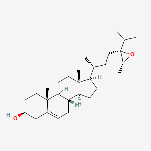 molecular formula C29H48O2 B1210663 (3beta,24R,24'R)-fucosterol epoxide 