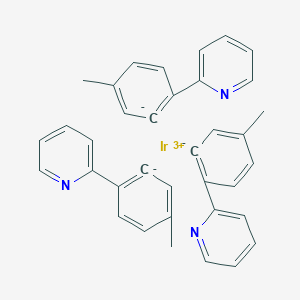 molecular formula C36H30IrN3 B12106633 Ir(mppy)3; Tris[2-(p-tolyl)pyridine-C2 pound notN)]iridium(III) 
