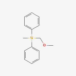molecular formula C15H18OSi B12106679 (Methoxymethyl)(methyl)diphenylsilane 