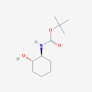 molecular formula C11H21NO3 B121067 tert-Butyl ((1S,2S)-2-hydroxycyclohexyl)carbamate CAS No. 145166-06-9