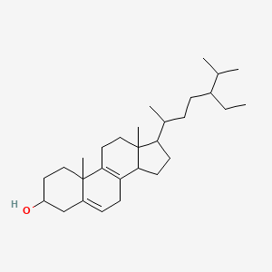 molecular formula C29H48O B12106704 17-(5-ethyl-6-methylheptan-2-yl)-10,13-dimethyl-2,3,4,7,11,12,14,15,16,17-decahydro-1H-cyclopenta[a]phenanthren-3-ol 
