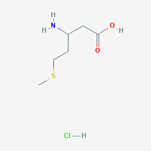 molecular formula C6H14ClNO2S B12106715 H-beta-HoMet-OH.HCl 