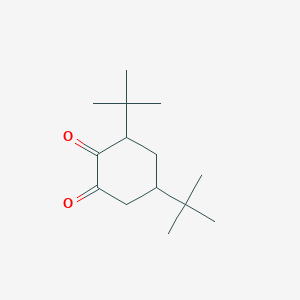 molecular formula C14H24O2 B12106716 3,5-Di-tert-butylcyclohexane-1,2-dione 