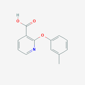 molecular formula C13H11NO3 B12106744 2-(3-Methylphenoxy)nicotinic acid 