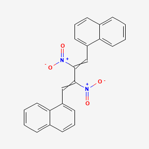 molecular formula C24H16N2O4 B1210683 1,4-Bis(1-naphthyl)-2,3-dinitro-1,3-butadiene 