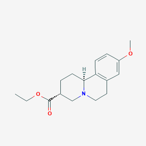 cis-1,3,4,6,7,11b-Hexahydro-9-methoxy-2H-benzo[a]quinolizine-3-carboxylic acid ethyl ester