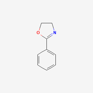 molecular formula C9H9NO B1210687 2-Phenyl-2-oxazoline CAS No. 7127-19-7