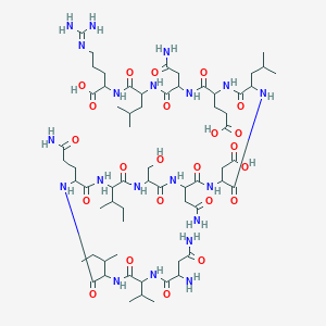 molecular formula C64H110N20O23 B12106875 Leptin (93-105) (human) 