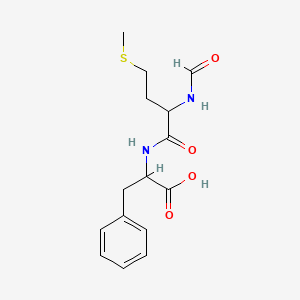 molecular formula C15H20N2O4S B12106878 N-formylmethionylphenylalanine 
