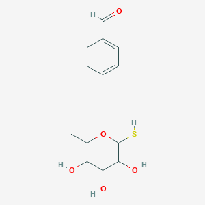 molecular formula C13H18O5S B12106938 Phenyla-L-thiorhamnopyranoside 