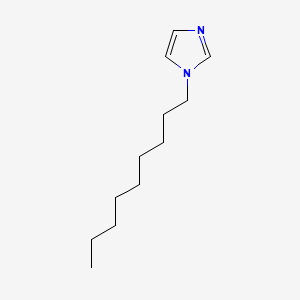 molecular formula C12H22N2 B1210700 1-Nonylimidazole CAS No. 53657-08-2