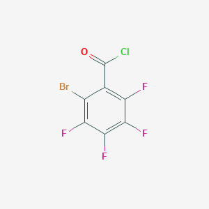 molecular formula C7BrClF4O B121071 2-Bromo-3,4,5,6-tetrafluorobenzoyl chloride CAS No. 151096-42-3