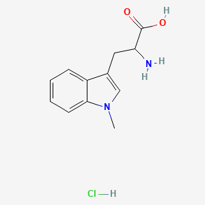 molecular formula C12H15ClN2O2 B12107108 HA454S D-Trp(Me)-OH-HCl 