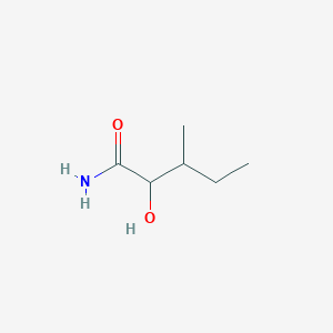 molecular formula C6H13NO2 B12107153 2-Hydroxy-3-methylpentanamide 