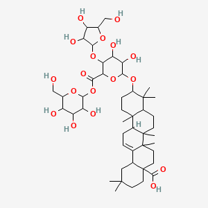 molecular formula C47H74O18 B12107170 Chikusetsu saponin Ib 