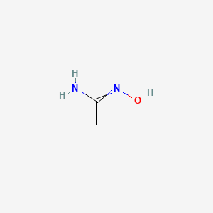 molecular formula C2H6N2O B1210718 Acetamidoxime 