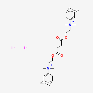 molecular formula C32H54I2N2O4 B1210719 Diadonium CAS No. 26660-43-5