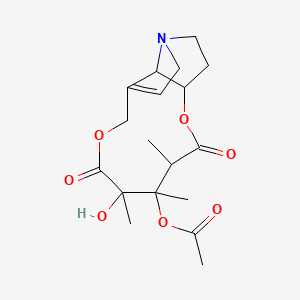 molecular formula C18H25NO7 B12107190 Sericine hydrochlride 