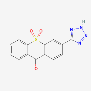 molecular formula C14H8N4O3S B1210725 Doxantrazole CAS No. 51762-95-9