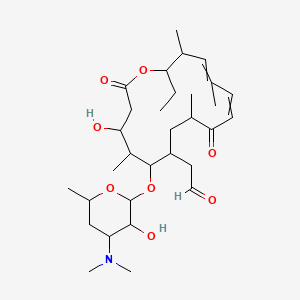 molecular formula C31H51NO8 B1210728 De-epoxy rosamicin 