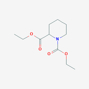 molecular formula C11H19NO4 B12107313 Ethyl 1-ethoxycarbonyl piperidine-2-carboxylate 