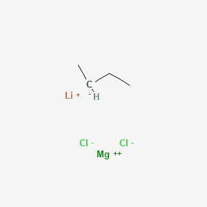molecular formula C4H9Cl2LiMg B12107381 lithium;magnesium;butane;dichloride 