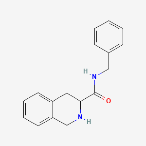 molecular formula C17H18N2O B12107395 N-benzyl-1,2,3,4-tetrahydroisoquinoline-3-carboxamide 