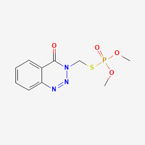 molecular formula C10H12N3O4PS B1210741 Azinphosmethyl oxon CAS No. 961-22-8